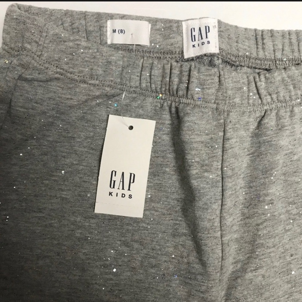 Gap Kids Girls Leggings Sz 8 Heathered Gray NEW - Picture 8 of 11
